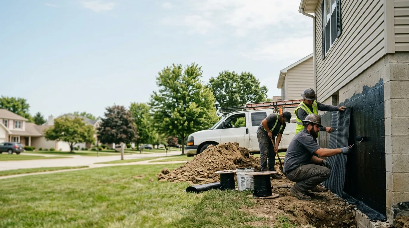 Basement Waterproofing in New Douglas, IL near me